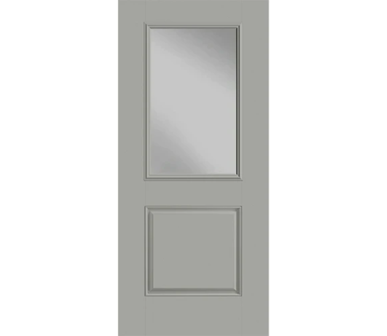 Valparaiso Half Light 1 Panel Fiberglass Entry Door