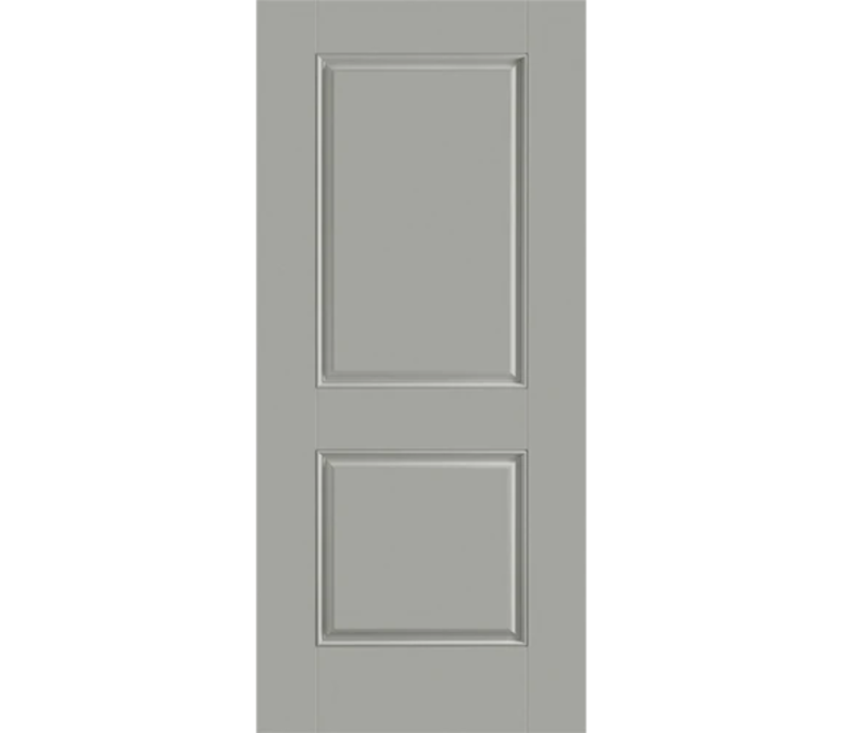 Valparaiso Two Panel Square Fiberglass Entry Door